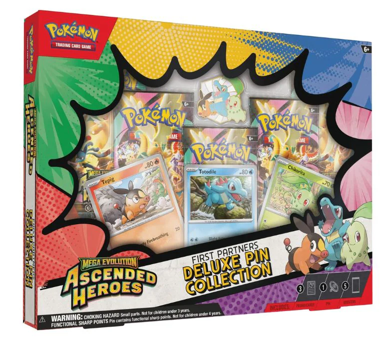 Ascended Heroes First Partners Deluxe Pin Collection